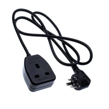 Австралия 3PIN штекер для Великобритании гнездо удлинитель питания кабель, BSI PDU силовые кабели, 150 см, H03VV-F 0,75 мм