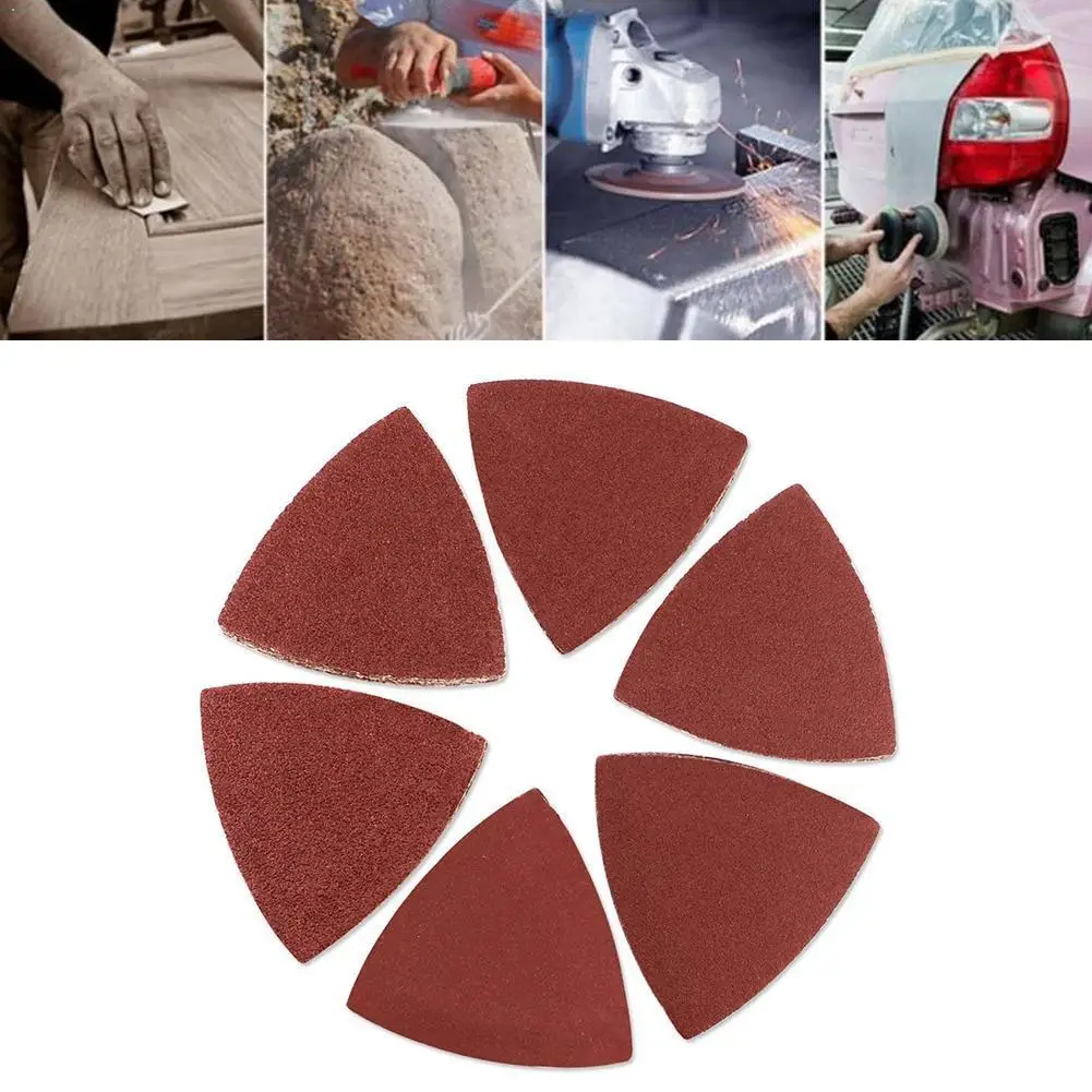 

60pcs Self-adhesive Sanding Sheets Paper Pads Set Saw Abrasive Tools Sandpaper Tool Kit For Power Blade Sander Triangle L0W9