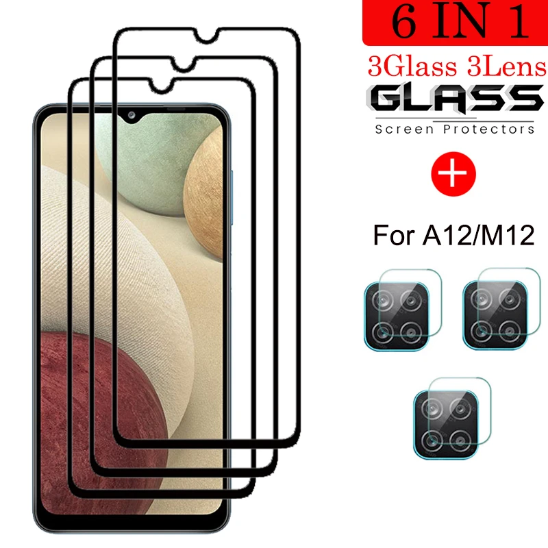 Tempered Glass For Samsung Galaxy A12 Screen Protector Glass For Samsung M12 Camera Film For Samsung A12 M12 Protective Glass phone tempered glass