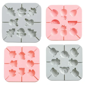 

Lolli Silicone Mold Fruit Animal Series Cartoon Household Homemade Children Chocolate Mold