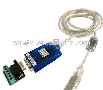 USB RS-232 Serial Adapter with LED Indicators 6ft USB 2.0 to Serial 9-pin DB9 RS-232 Adapter Cable with Thumbscrews ( FTDI Chip