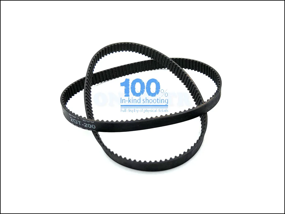 GT2 Closed Loop Timing Belt Rubber 2GT 6mm 110 112 122 158 200 280 300 400 610 752 852 1220 1524 mm Synchronous Belts 3D Printer 17