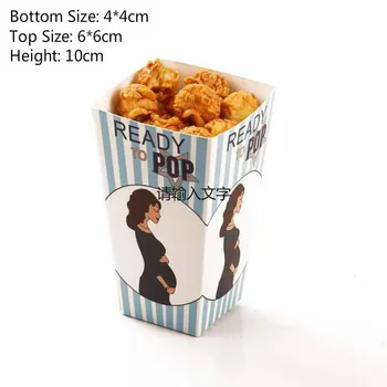 

Women Printed Poocorn Box Candy Box Sweet Box Prenatal Party Favor Boxes Sweet Boxes Chocolate Boxes