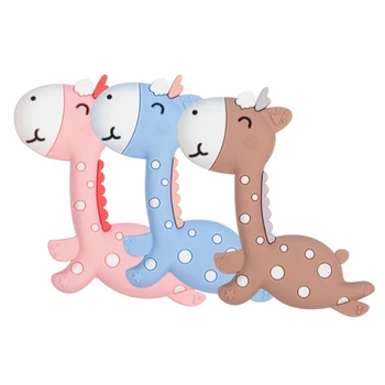 

Newborn Silicone Teethers Baby Cartoon Teether BPA Free Chew Charms Infant Teething Teeth Gift Toys New Arrival