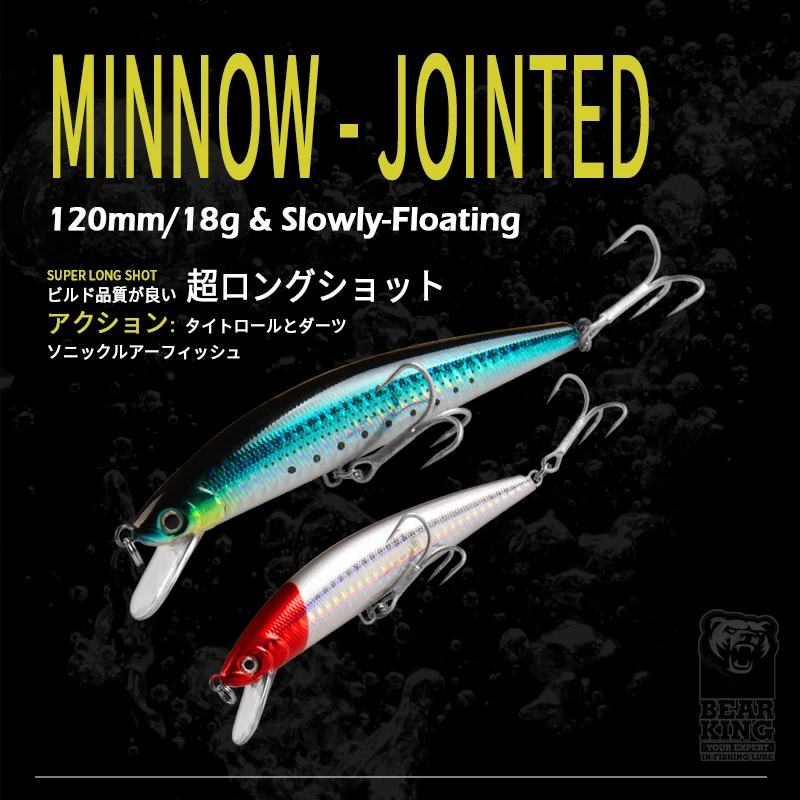 Розничная продажа 2017 хорошие рыболовные приманки minnow качественные