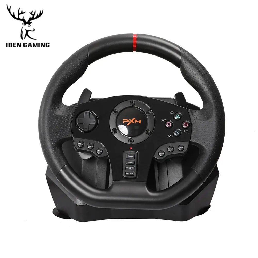  PXN V900 Gamepad Controller Gaming Steering Wheel PC Mobile Racing Video Game Vibration For PC/PS3/