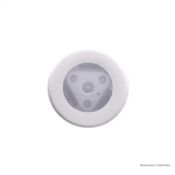 

ABS 3LED Sensor Night Light Closet Cabinet Lamp AAA Battery Operated(Not Included) Night Light Smart Motion Sensor Led Household