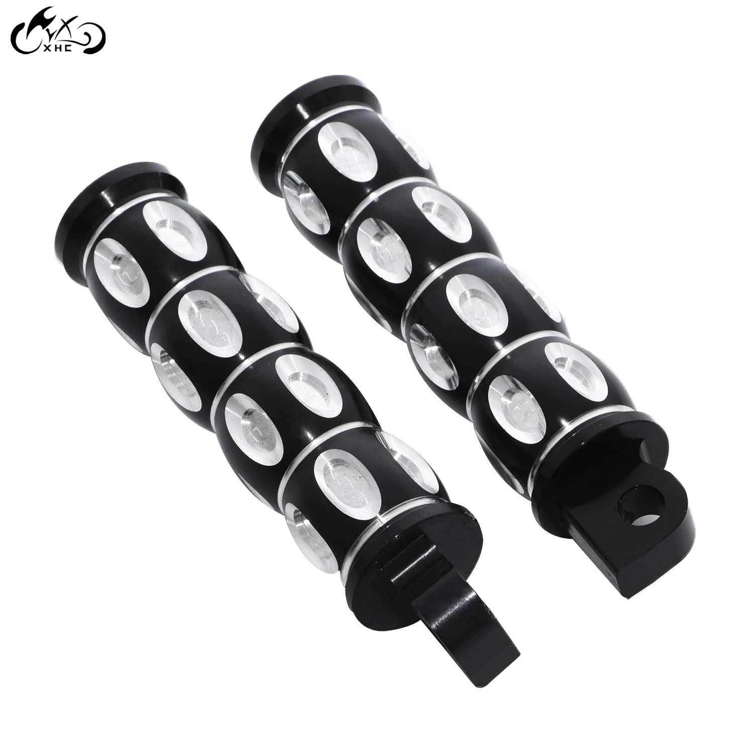 Motorcycle Foot Rest Driver Passenger CNC Pegs Footrest Male Mount Billet For Harley Touring Dyna Sportster Softail | Автомобили и