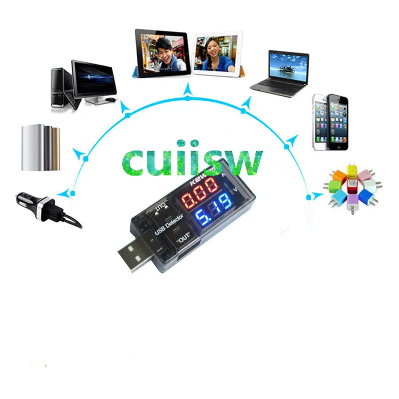 Tester USB Digitale 2 Pezzi - Misuratore Tensione E Corrente LCD Con Display Blu/Rosso - Foto 10