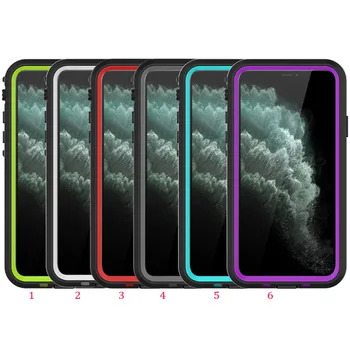 

30pcs/lot For iPhone 11 6.1 inch 11 Pro 5.8 inch TPU+PC Transparent Hybrid Armor Anti-Knock Hard Case For iPhone 11 Pro Max