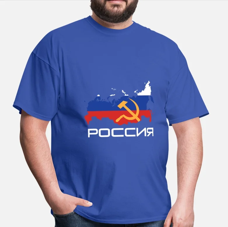 Россия флаг карта страны цвета патриотизм советская CCCP Мужская футболка