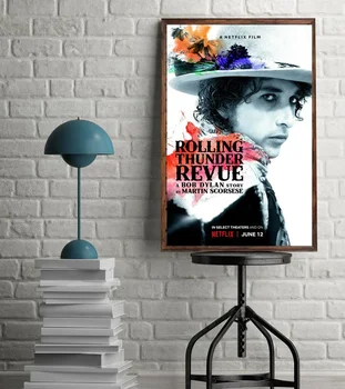 

Bob Dylan Story TV Series Season Show Rolling Thunder Revue Art silk poster painting Poster Wall Decor
