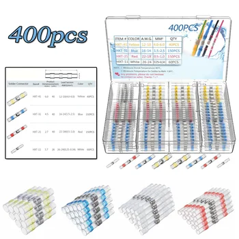 

Connector Terminals 3:1 With Storage Box Motorcycle 400pcs Heat Shrink Butt