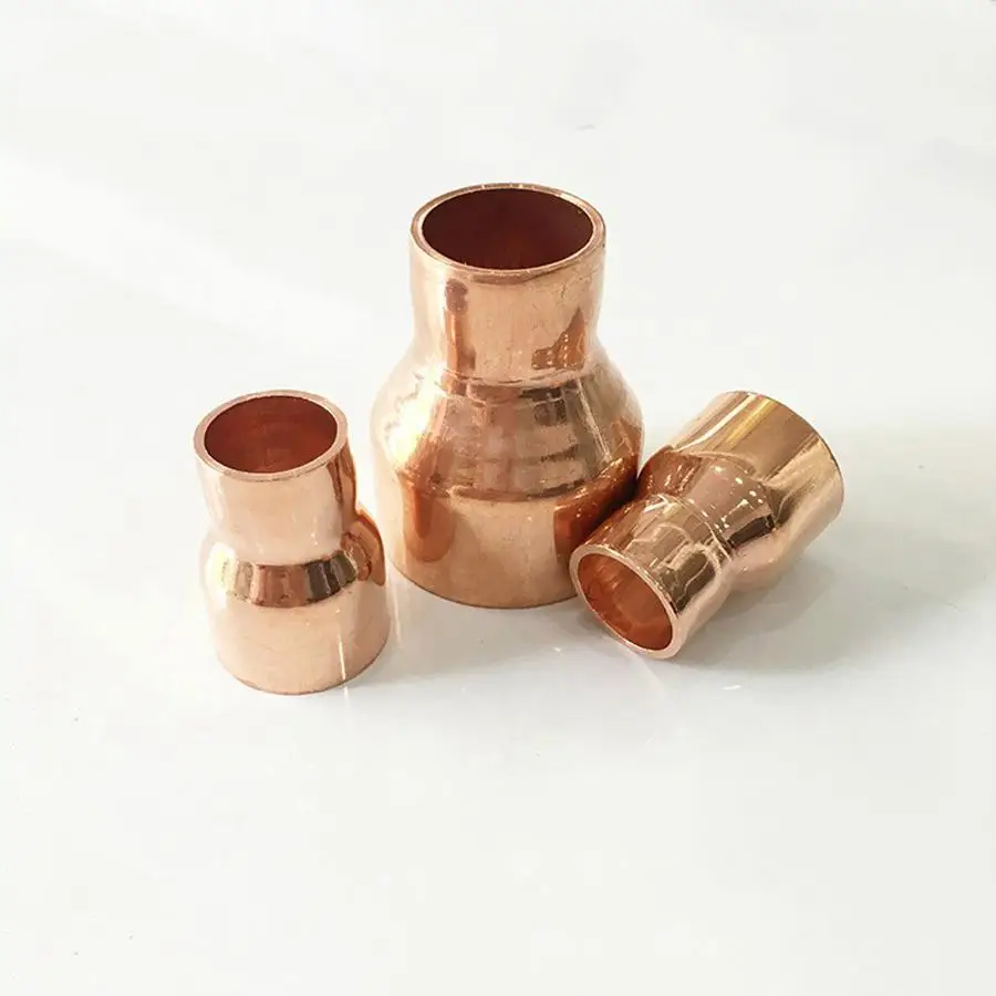 19mmX6.35mm внутренняя Диаметр Медь конец корма прямой Редукционный муфта Водостоки