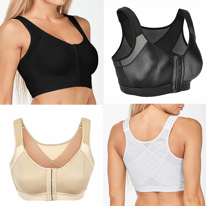 Fashion Posture Corrector Body Shaper Bra Women Bra Breathable Underwear  Shockproof Sports Support Vest Bras S-5XL Plus Size @ Best Price Online