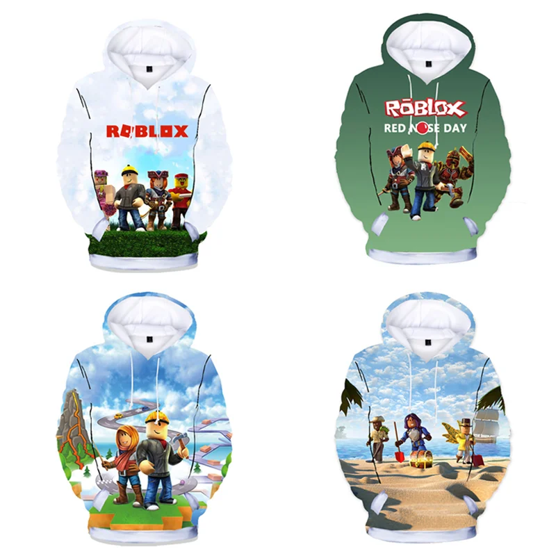  Spring Autumn Boys Girls Hoodies Casual Children Sweatshirts Game Pattern 100% Cotton Hoody boy's S