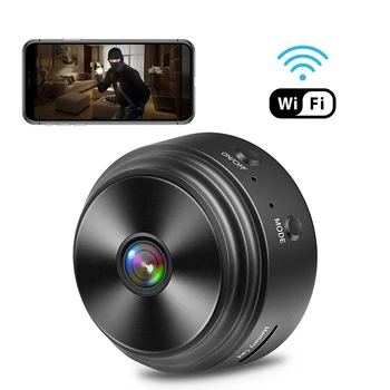 

A9 Mini Full-HD 1080P Small Wifi Camera Wifi IP Mini Camera IR Night Vision Micro Camera Motion Detection Camera Support TF Card