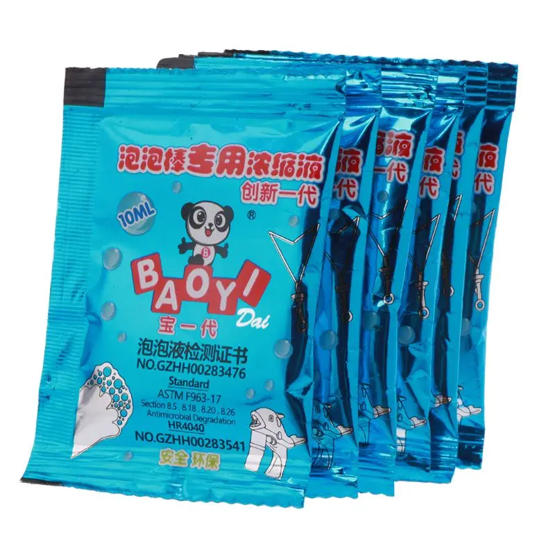 100ml Concentrate Bubbles Liquid Soap Water Bubble Accessories J2HD bubble blowing toy bubble supplement granules