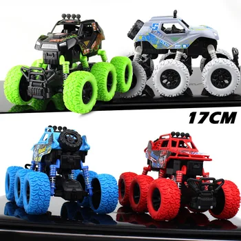 

Alloy Warrior To Climb Off-road Vehicle Model 6 Wheel Avoid Earthquake Bigfoot Weird Car Acousto-optic Children Metal Play