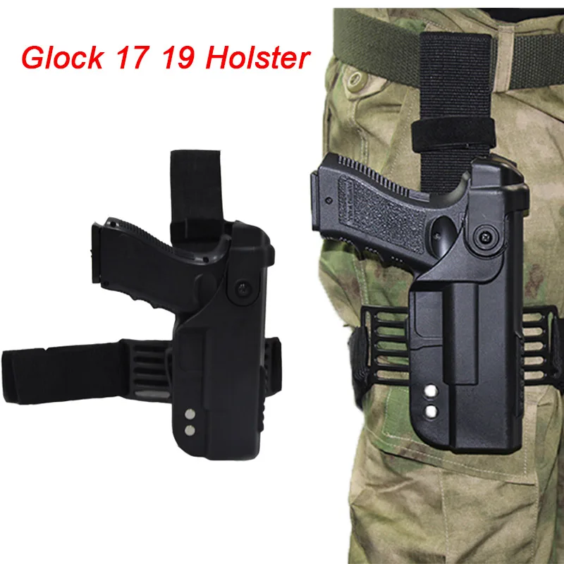 Tactical Airsoft Leg Gun Holster for Glock 17 18 19 22 23 31 Pistol