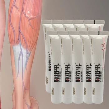 

10pcs Varicose Veins Ointment Natural Treatment For Relief Phlebitis Angiitis Leg Smearing Cream