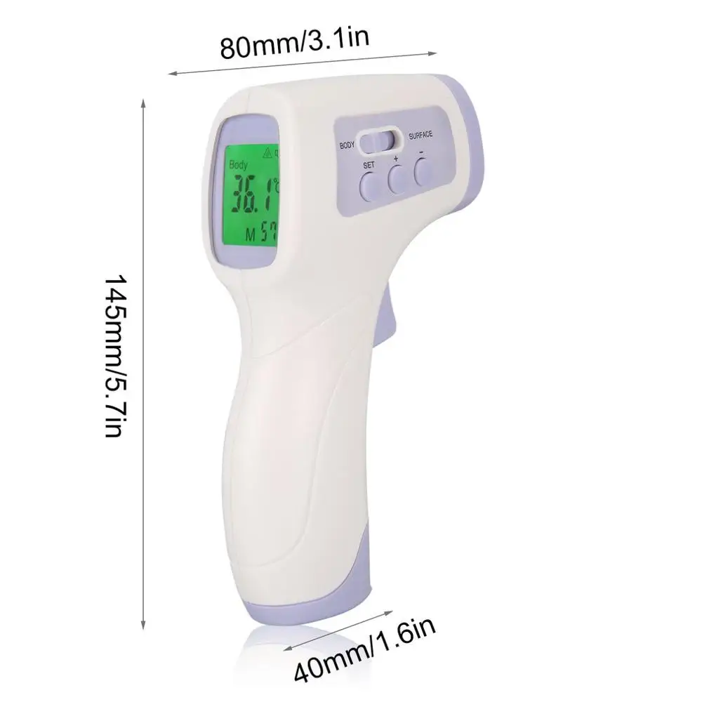 

Thermoact Handheld Infrared Thermometer High Precision Portable Thermometer Non-Contact Infrared Thermometer