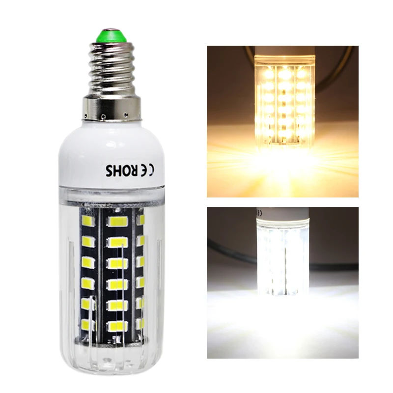 Ampoule led e14 кукурузная лампа светильник 7 Вт супер теплый белый Ac dc 12 В 24 в 36 48 60