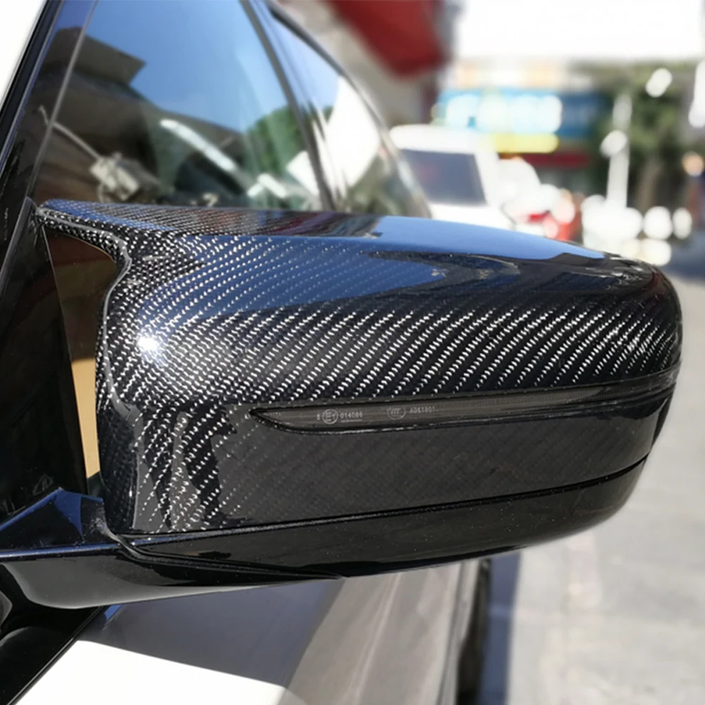 Substituição de Fibra de Carbono Capa para Bmw m5 Estilo G30 Espelho Lateral G30 530d 540i 525i 530i 2017 2018 Movimentação da Mão Esquerda só 6 Espelho e capas
