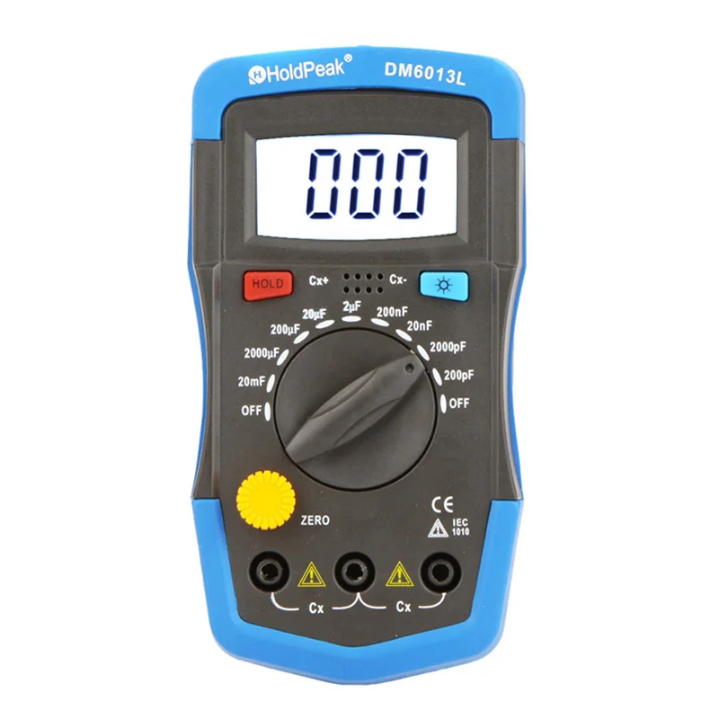 

DM6013L Handheld Digital capacimetro Capacitance Meter Capacitor Electronic Capacitance Tester Diagnostic-tool + LCD Backlight