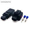 2 Sets 2 Pin Way Automotive Wiring Harness Connector 3.5 MM Male Or Female Electrical Horn Plug For AUDI 1J0973722 8D0973822 ► Photo 2/6