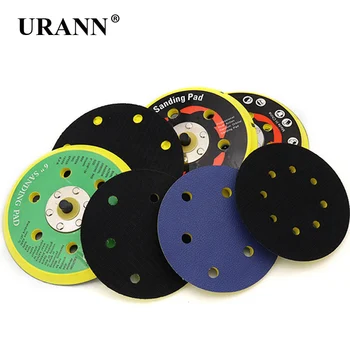 

URANN 1pcs 5" 6" Pneumatic Self-adhesive Polishing Pad Sandpaper Disc Dual Action Random Orbital Sanding Pad