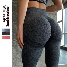 Gym Pants Seamless Leggings Push-Up Energy High-Waist Women Fitness Running