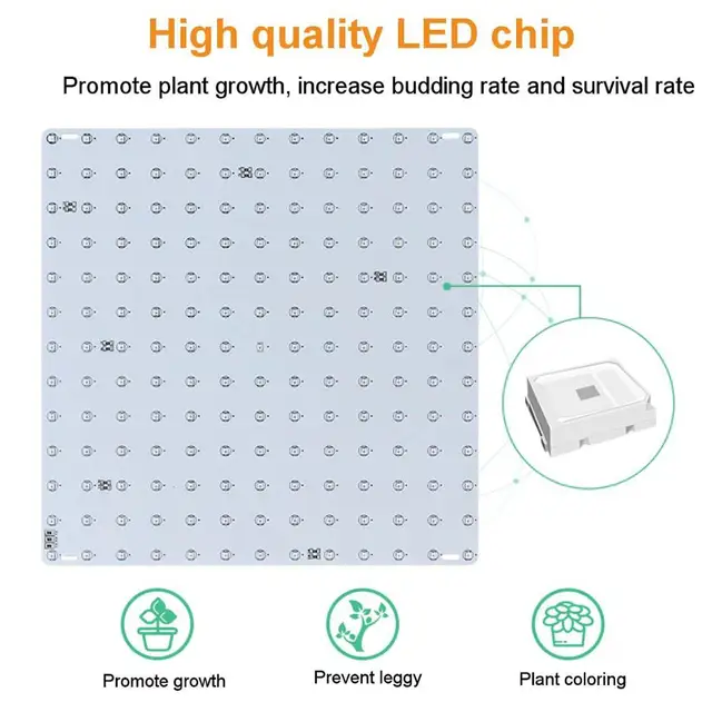 3000W Led Grow Fight, Teljes Spektrum -Termesztési Lámpa Beltéri Növényekhez, Napsütéses Növények Termesztése Hidroponikus Zöldség Gyümölcs Virághoz - Image 2