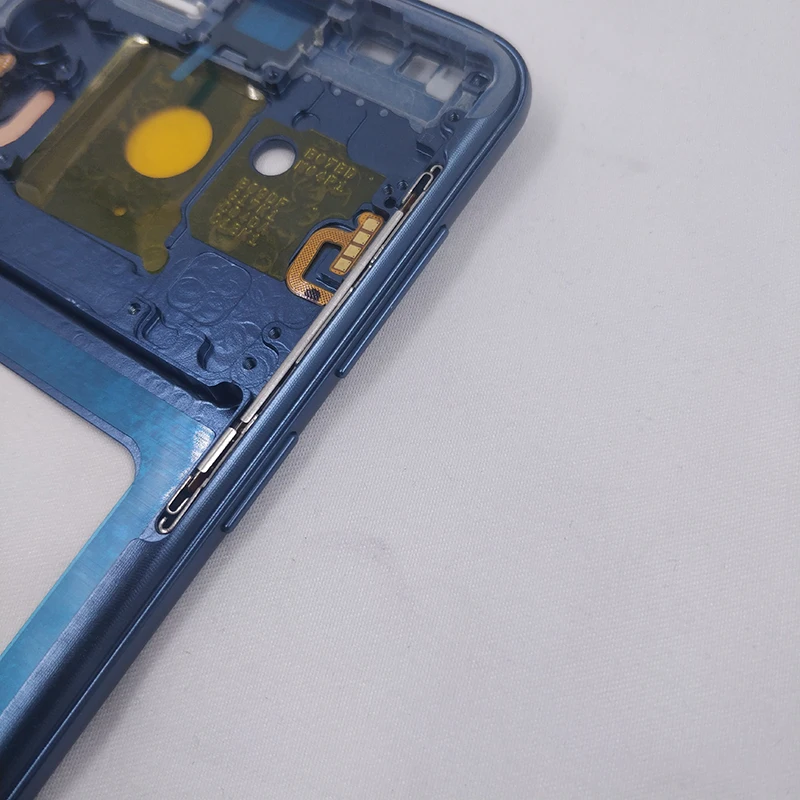 Средняя рамка с боковой кнопкой для Galaxy S9 Plus G965 средняя рамка Корпус с металлической рамой запасные части