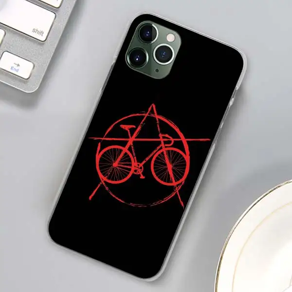 Bike Cycling art Phone Cases for Apple iPhone 11 Pro Max X XR XS MAX Case for iPhone 6 6s 7 8 Plus 5 5S SE Cover - Цвет: H05