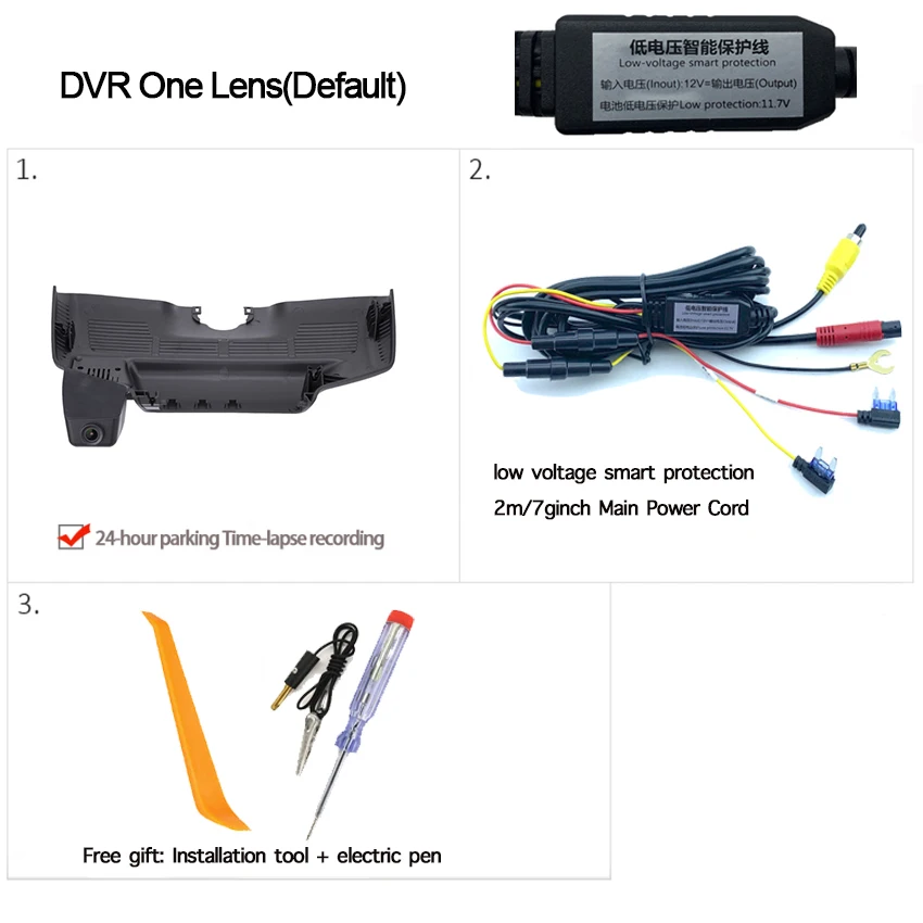 4 Car DVR Wifi Video Recorder Dash Cam Camera For Mercedes Benz S320L 2015 S300 S320 S350 S400 S450 S500 S600 high quality full hd