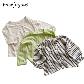 

Autumn Baby Girl Knitted Sweater Cardigans Summer Toddler Newborn Long Sleeves Jackets Children Knitted Coat Tops