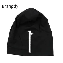 Новинка, осенние женские шапочки на молнии, одноцветные, мягкие, хлопковые, Полиэстеровые, женские, тонкие, большие, шапки Skullies, шапки