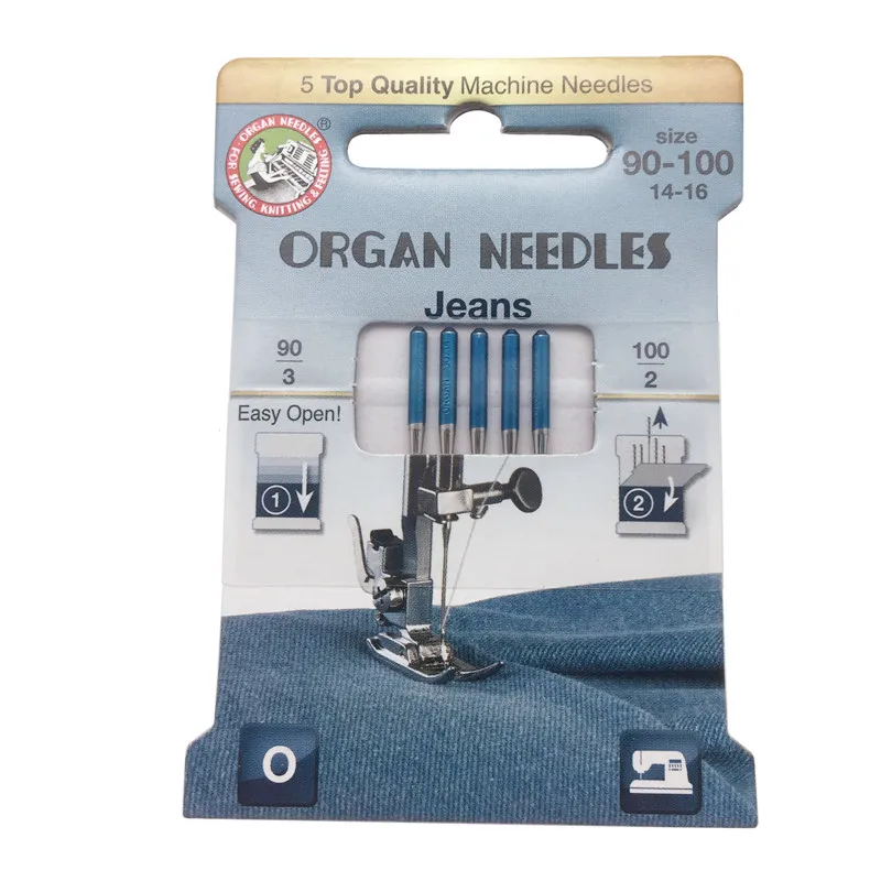 5PC Top Quality Organ Needles Household Sewing Machine Needles Stretch For Knitted Fabrics And Elastic Fabric  5BB5934 