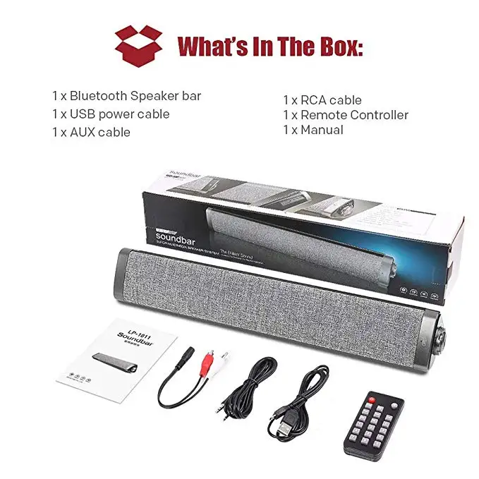 XINGDOZ 2.0 Channel Bluetooth Computer Speakers Wired and Wireless Home Theater Surround Speaker with Built-in Subwoofers
