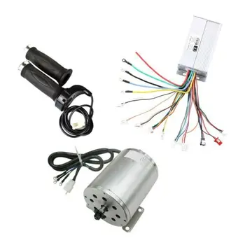 

48V 1800W Brushless Electric Start Motor + Motor Controller Box + Throttle Grip Twist for Go Kart Buggy Pitbike ATV Pocket Bike