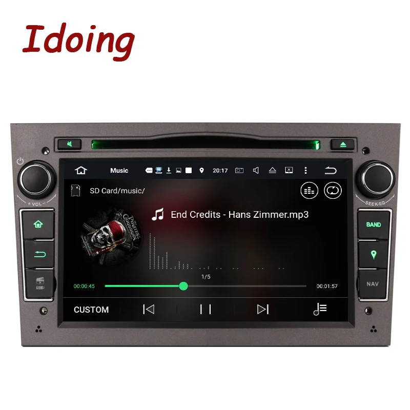 Автомобильный dvd плеер Idoing 2Din Android7.1 мультимедийный видео для Opel Vectra Corsa D Astra H с