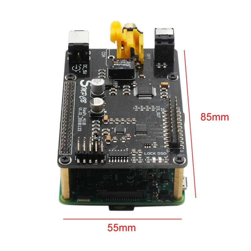 Для Raspberry Pi Ak4118 коаксиальный ies оптический цифровой интерфейс для Dsd Dac звуковая карта-SCL