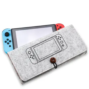 

Portable felt Storage Bag for Switch Lite Case Game Accessory Memory Card Holder Carrying Case for Nintend Switch NS Console