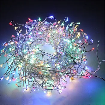 

3/6M LED Firecracker String Light Christmas Copper Wire Fairy Garland Light For Xmas Tree Wedding Party Bedroom Curtain Decor