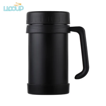 

Handgrip Coffee Thermos Vacuum Flask 500ml Large Capacity Anti-scald 304 Stainless Steel Office Water Bottles for Men Gift
