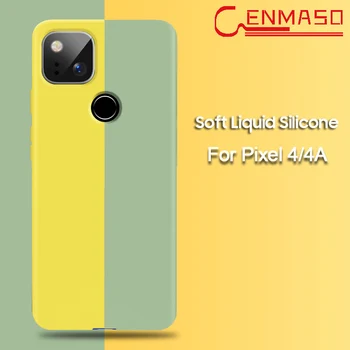 

Capa for Google Pixel 4A Case Ultra Thin Soft Liquid Silicon Cover Case for Google Pixel 4A 4XL 4 XL Full Case Shockproof Funda