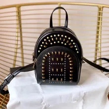 Классическая оригинальная качественная сумка, одноцветная сумка с заклепками, женская сумка-мессенджер, известный роскошный бренд, дизайнерская натуральная кожа