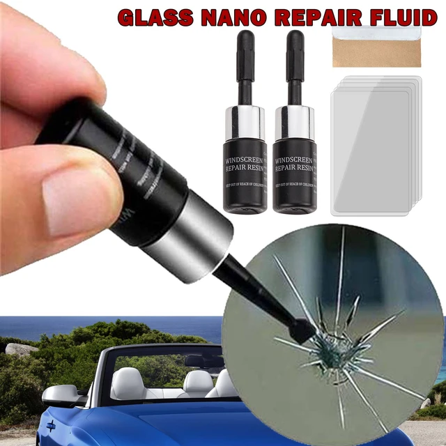 Car Automotive Glass Nano Repair Fluid Kit Window Glass Crack Chip Repair  Tools