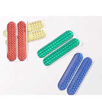 

2Pcs Carbon Fibre Reflective Strip, Diamond Body Decorative Sticker And Automobile Reflective Sticker